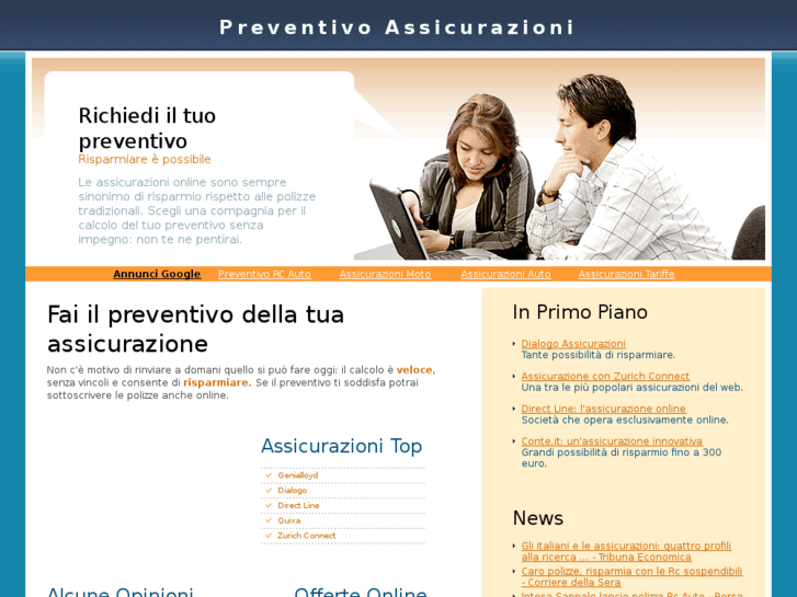 www.preventivoassicurazioni.com