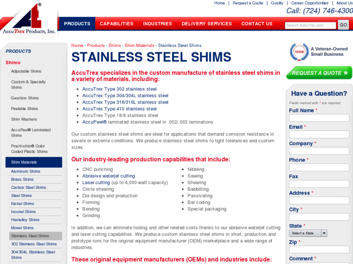 www.stainlesssteelshims.com