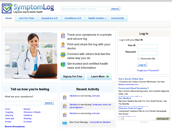 www.symptomlog.com