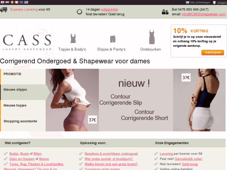 www.cassshapewear.be