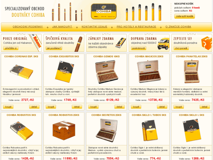 www.cohiba-doutniky.cz