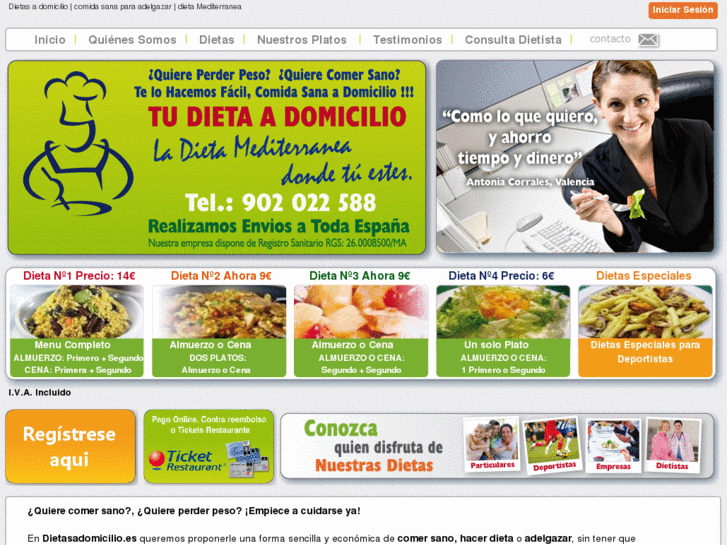 www.dietasadomicilio.es