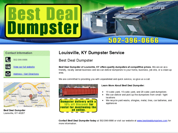 www.dumpsterrentallouiseville.com