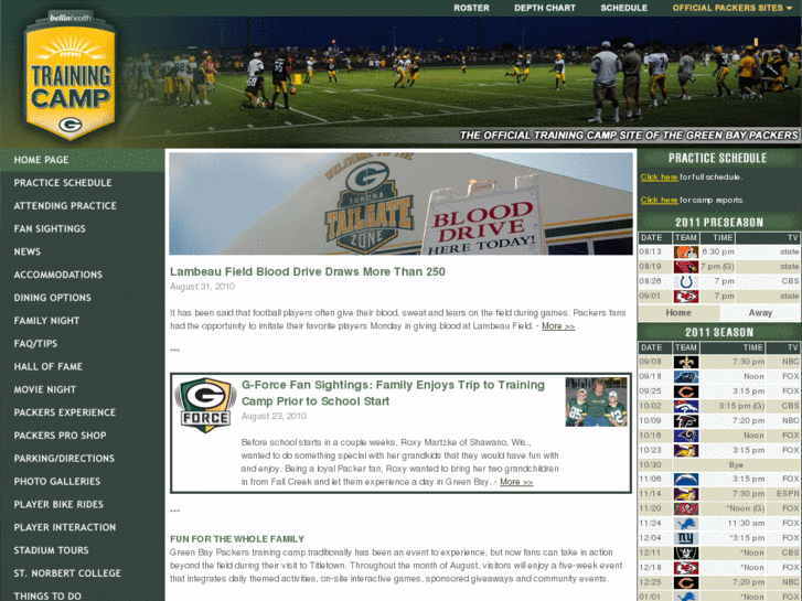 www.packerstrainingcamp.com