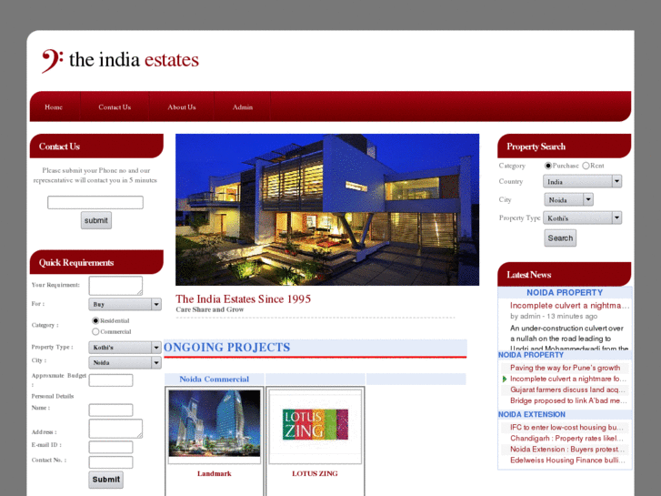 www.theindiaestates.com