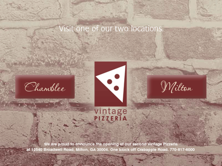 www.vintagepizzeria.com