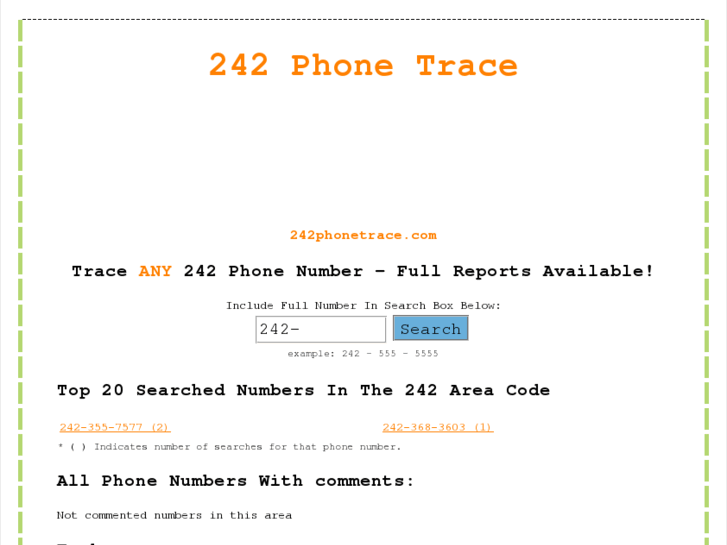 www.242phonetrace.com