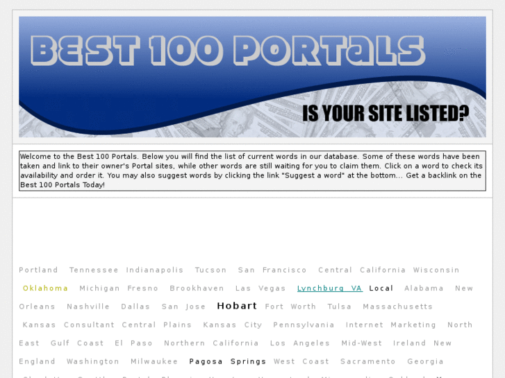 www.best100portals.com