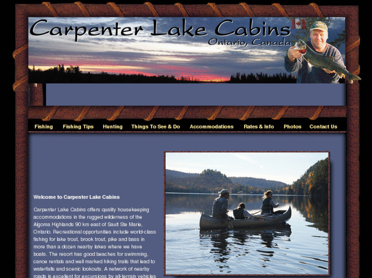 www.carpenterlakecabins.com