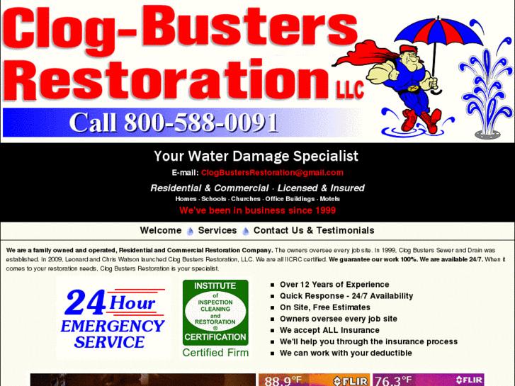 www.clogbustersrestoration.com