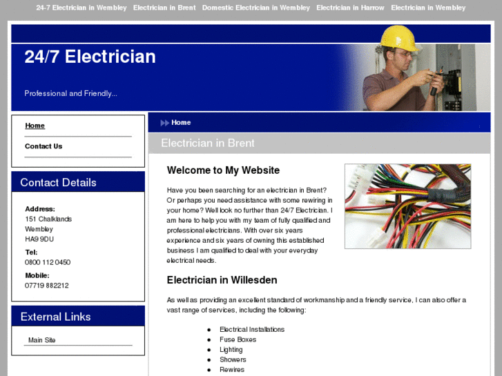 www.electricianinwembley.com