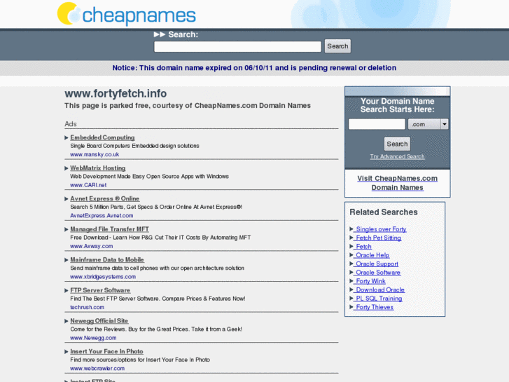 www.fortyfetch.info