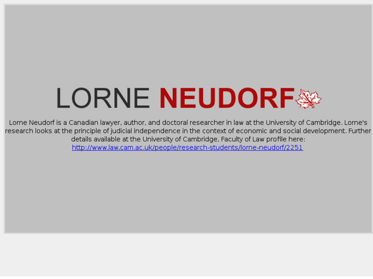 www.lorneneudorf.com