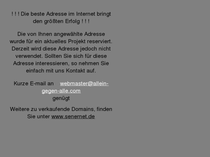 www.allein-gegen-alle.com