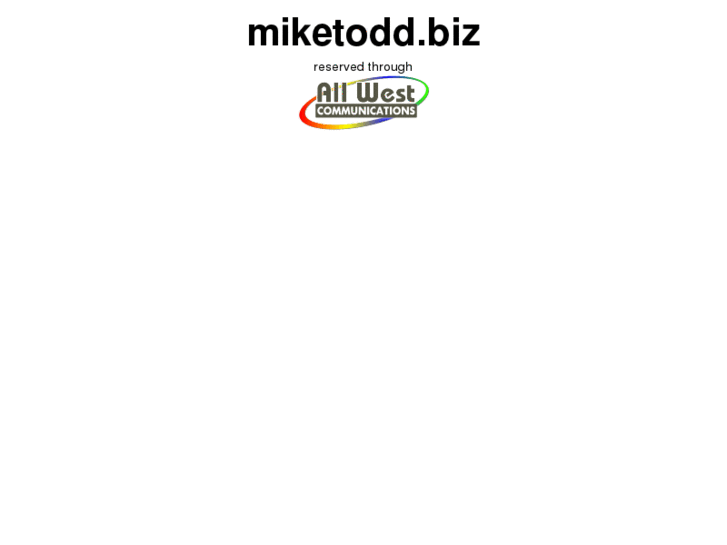 www.miketodd.biz