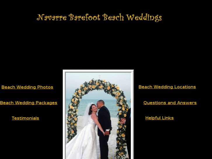 www.navarrebarefootweddings.com