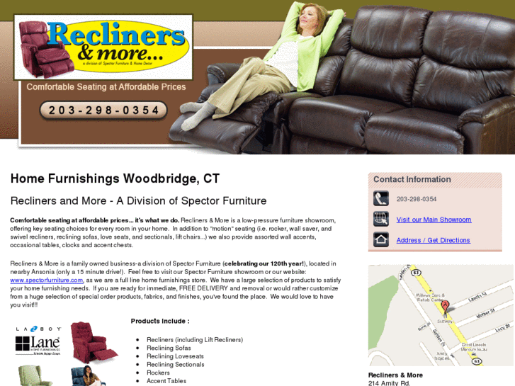 www.reclinersandmore.net