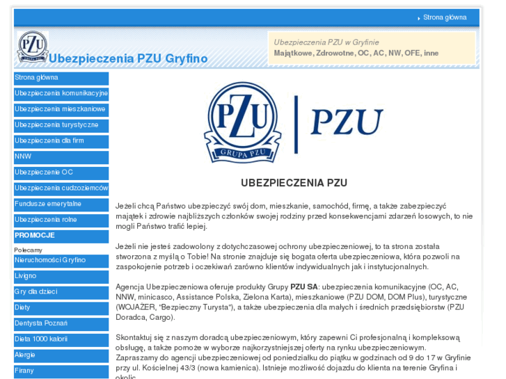 www.ubezpieczenia-gryfino.pl