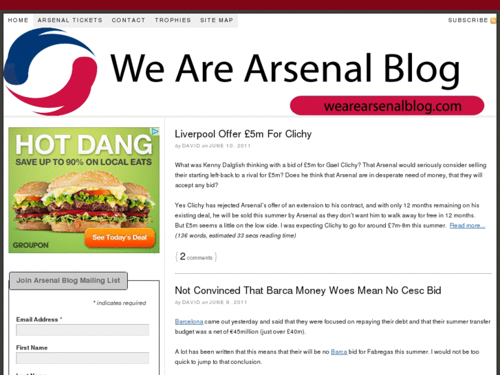 www.wearearsenalblog.com