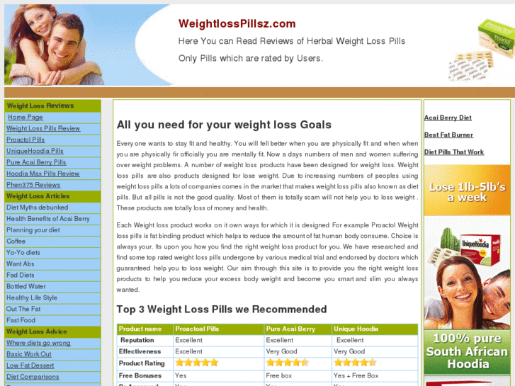 www.weightlosspillsz.com