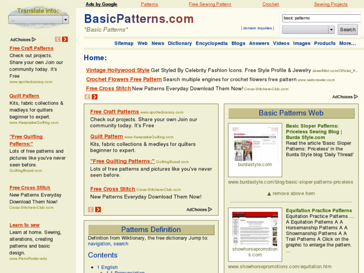 www.basicpatterns.com