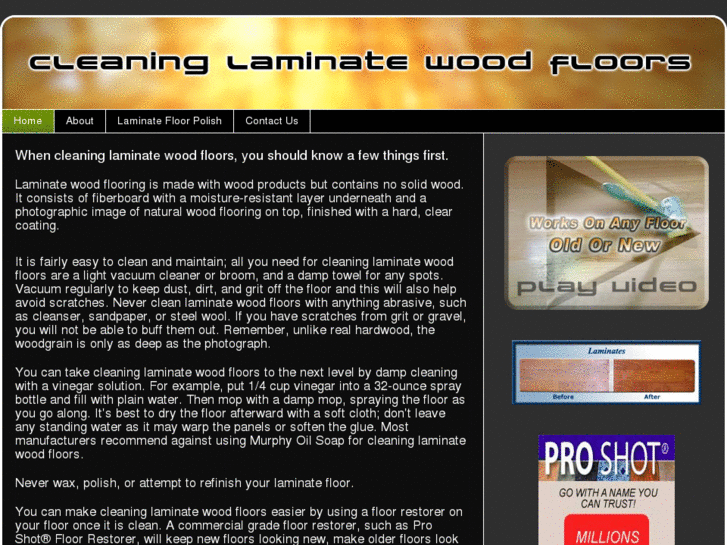 www.cleaninglaminatewoodfloors.com