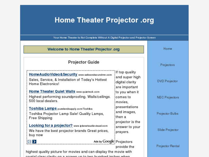 www.hometheaterprojector.org