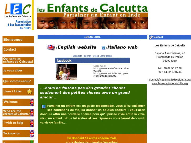 www.lesenfantsdecalcutta.org