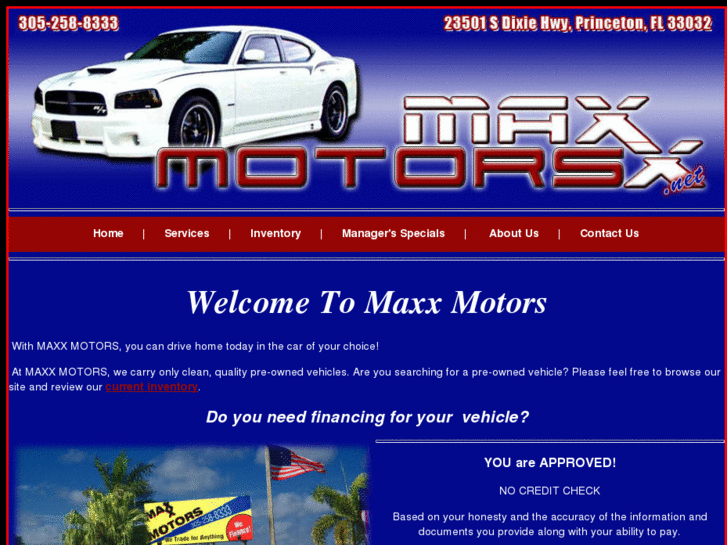 www.maxxmotors.net