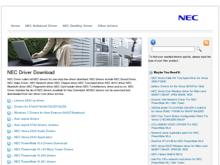 www.nec-driver.com