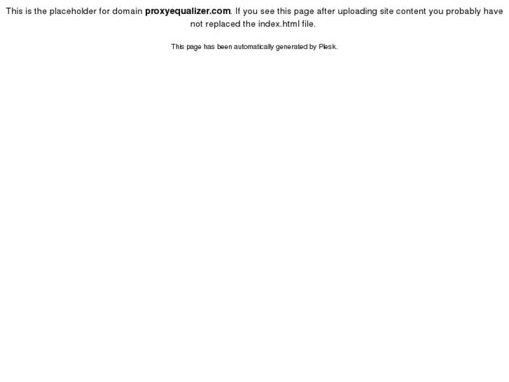 www.proxyequalizer.com
