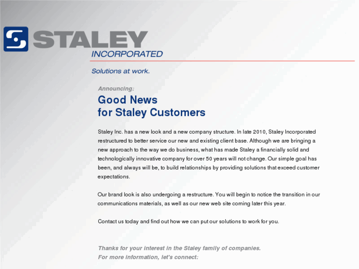 www.staleytechnologies.com
