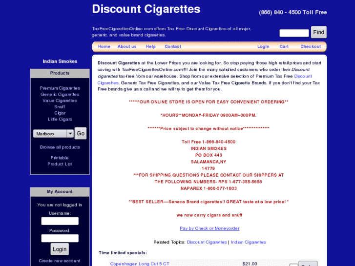 www.taxfreecigaretteonline.com