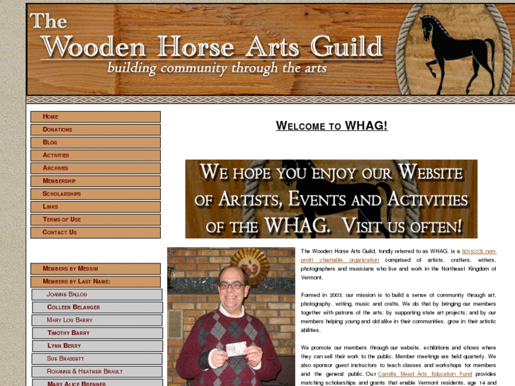 www.woodenhorsearts.com