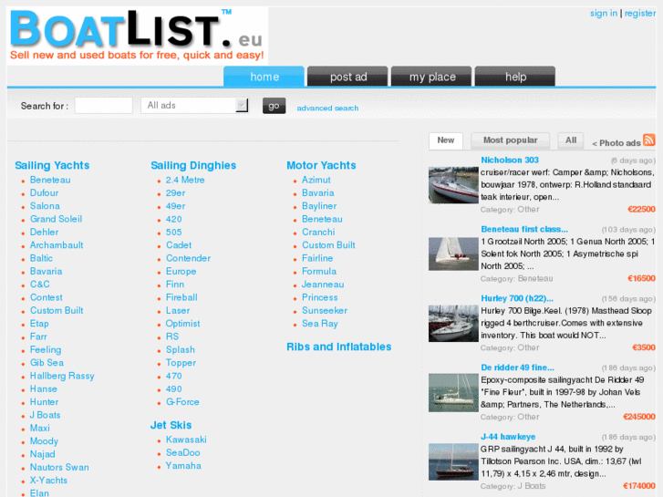 www.boatlist.eu