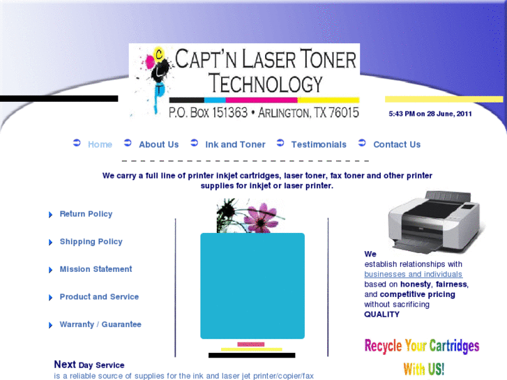 www.captainlasertoner.com