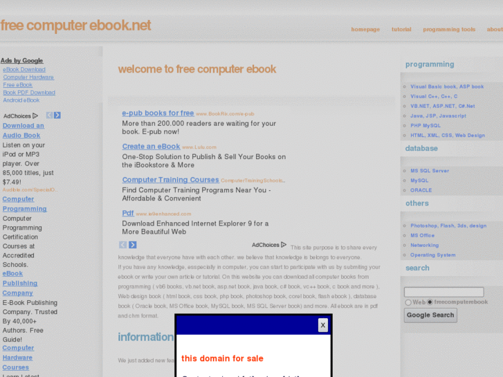 www.freecomputerebook.net