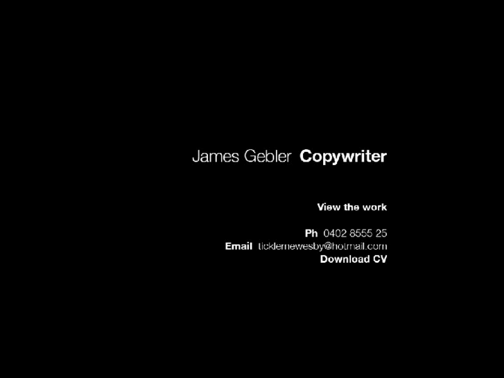 www.jamesgebler.com