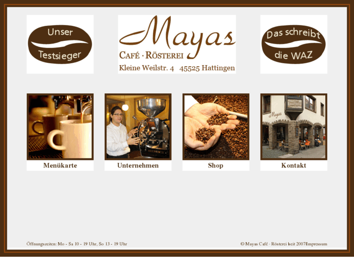 www.mayas-roesterei.de