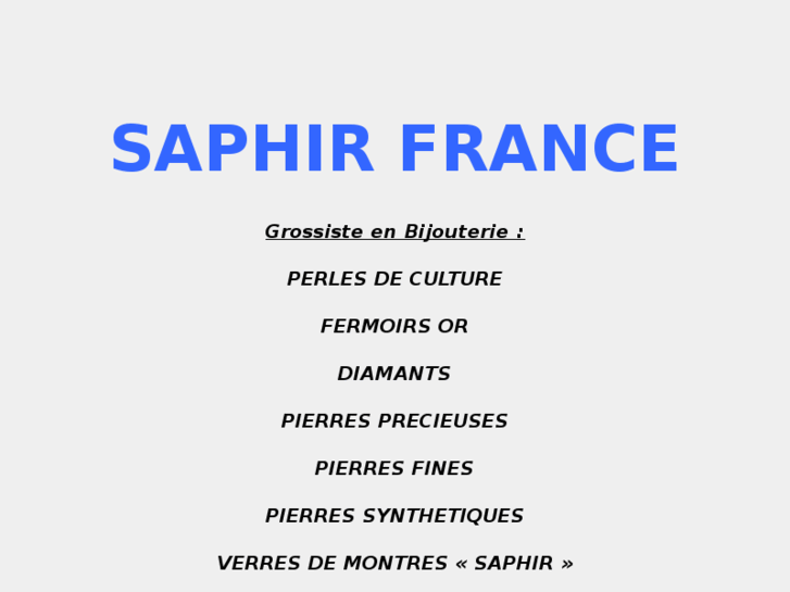 www.saphirfrance.com