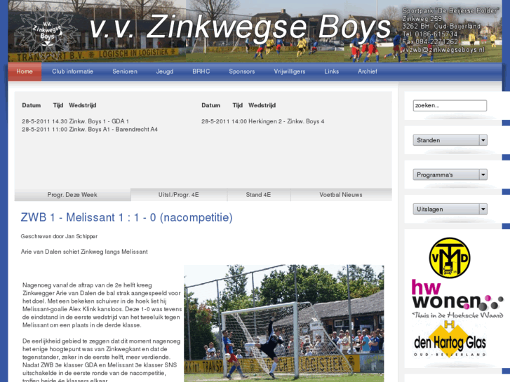 www.zinkwegseboys.nl