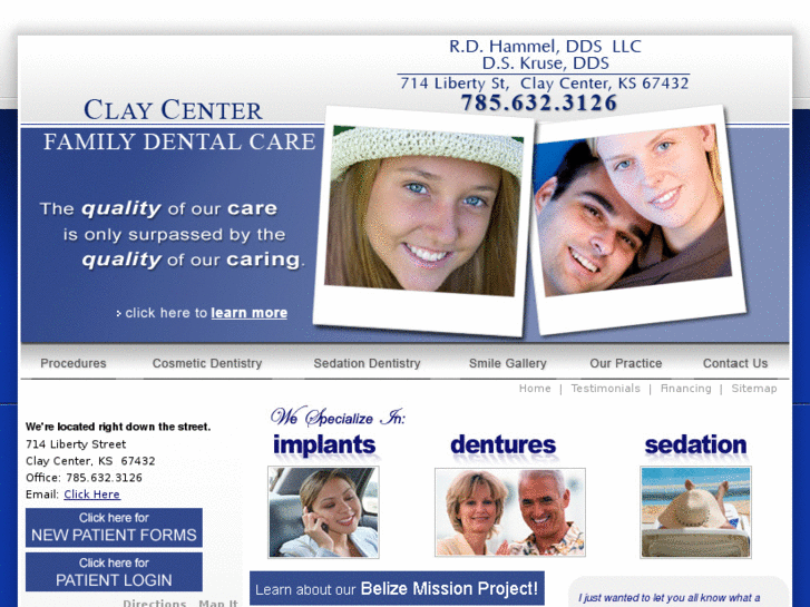 www.claycentercosmeticdentist.com