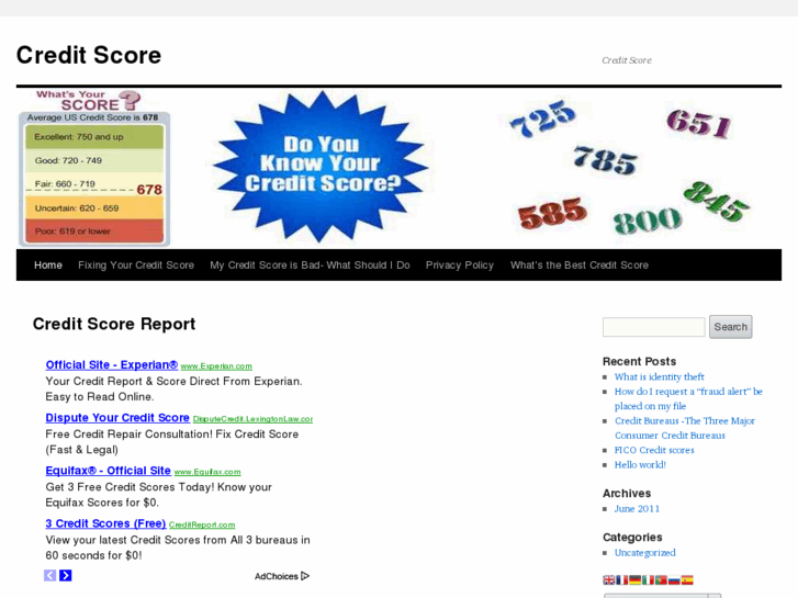 www.creditscore-report.com