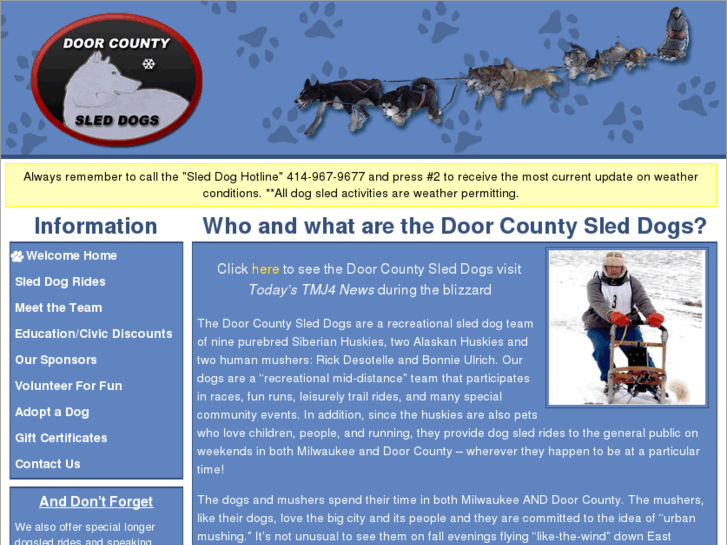 www.doorcountysleddogs.com