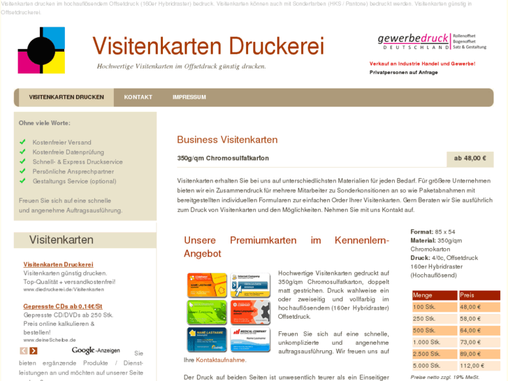 www.druckerei-visitenkarten-drucken.de