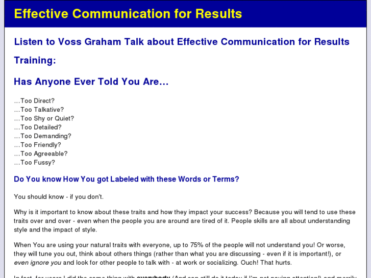 www.effectivecommunicationforresult.com