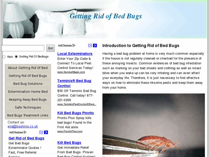 www.gettingridofbedbugs.org