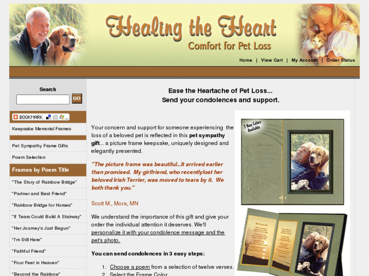 www.healingtheheartpetloss.com