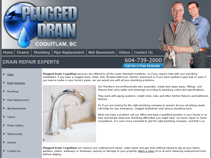 www.pluggeddraincoquitlam.com