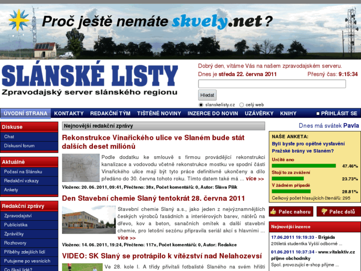 www.slanskelisty.cz